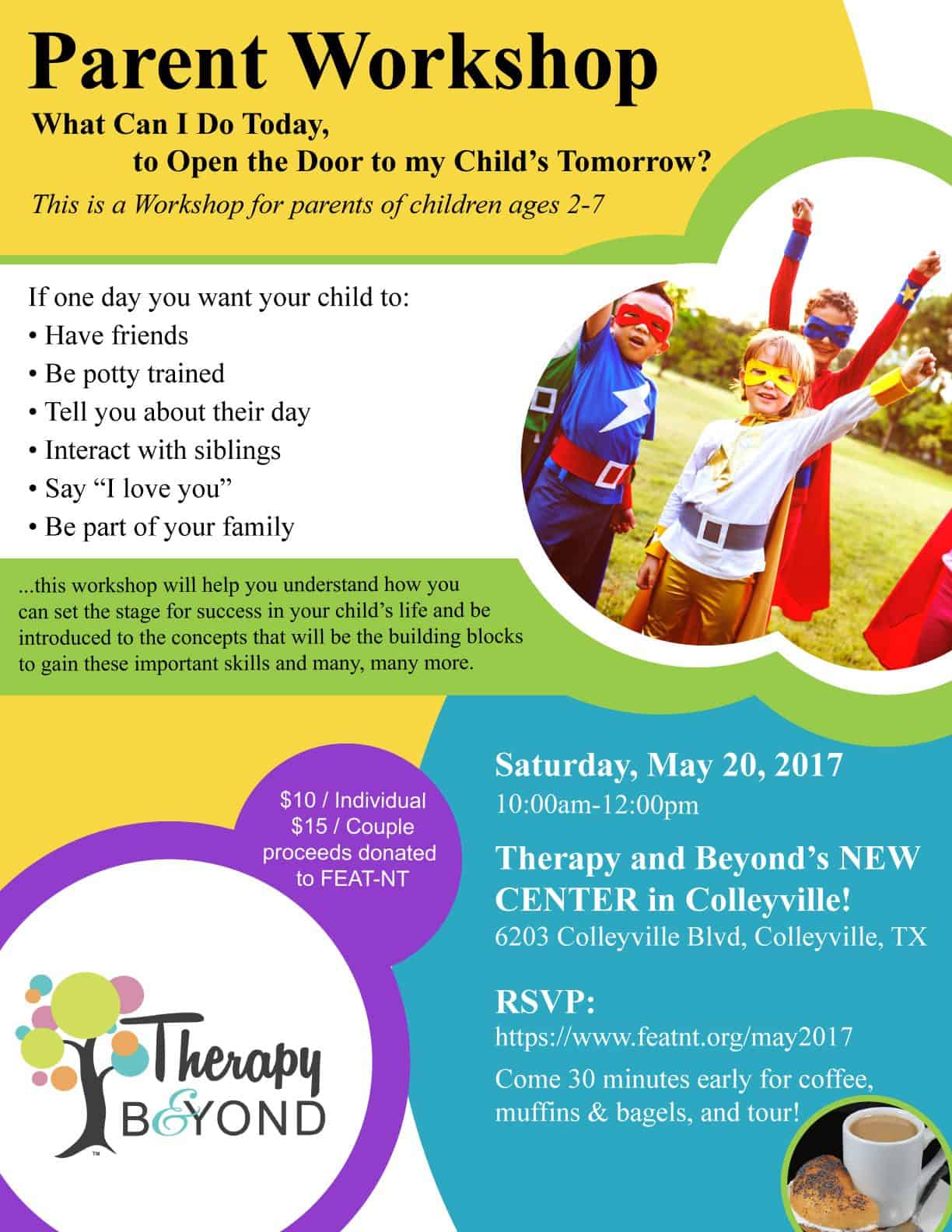 Colleyville Parent Workshop - Therapy and Beyond