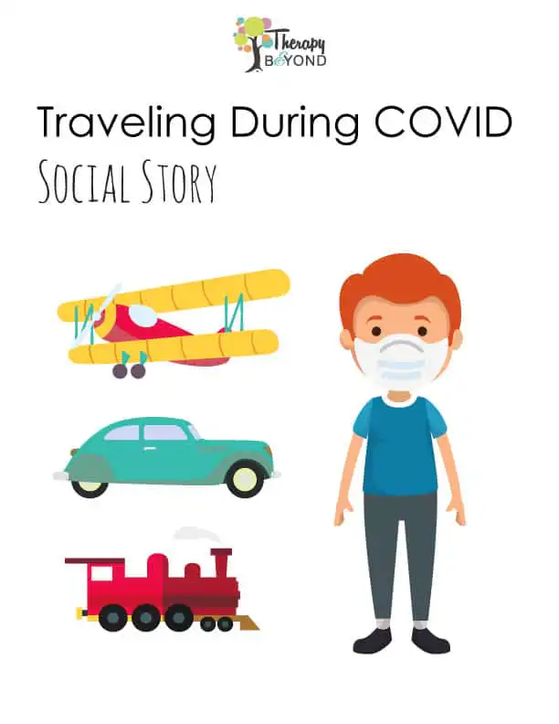Traveling during COVID social story for children by Therapy & Beyond