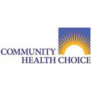 Community Health Choice healthcare insurance logo with sun icon and text