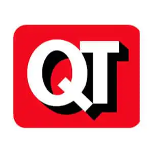 QT logo with red background and white lettering icon
